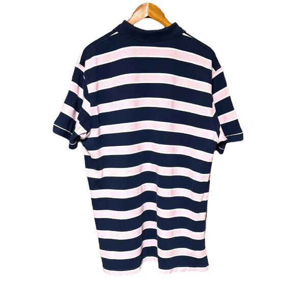 Brooks Brothers Slim Fit Polo Blue Pink XXL - Picture 3 of 3